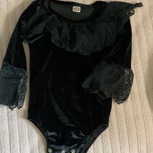 Infant suede leotard